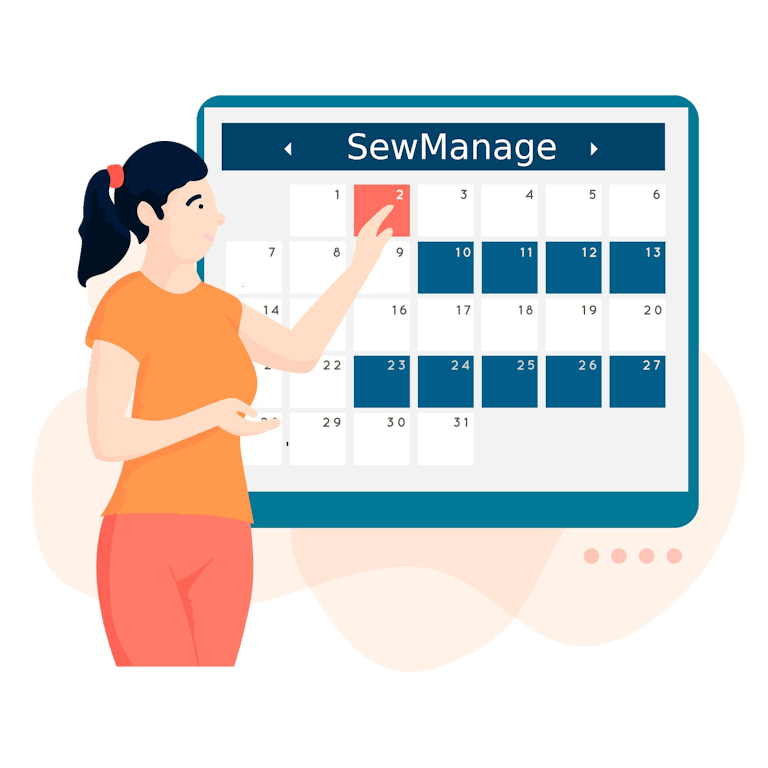 SewManager CRM - Schedul Demo